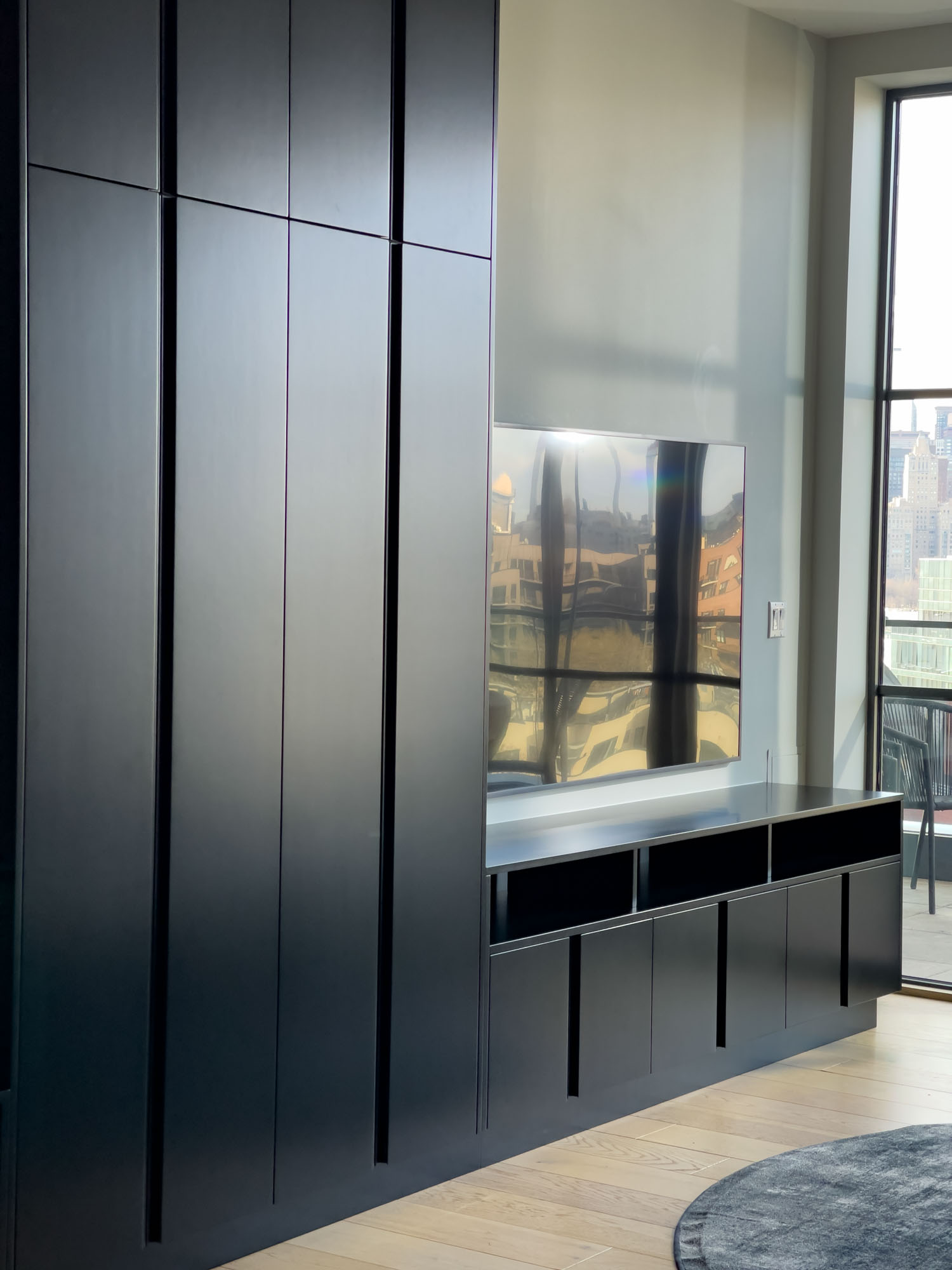Long Island City custom wardrobe — Wewillbebirds built-in millwork