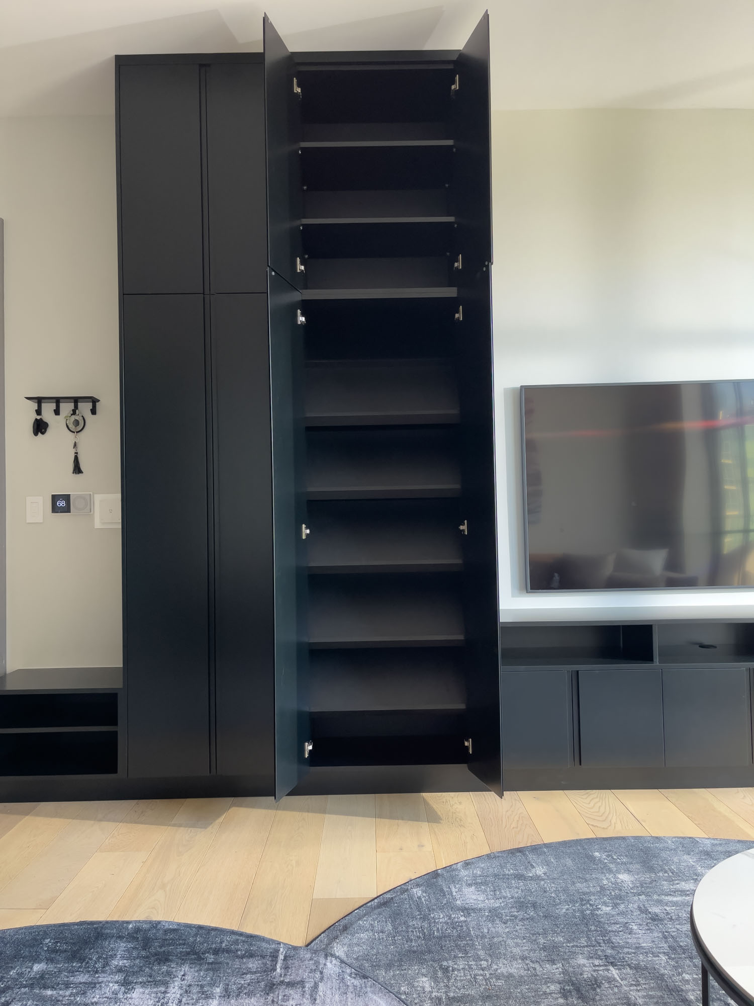 Long Island City custom wardrobe — Wewillbebirds built-in millwork