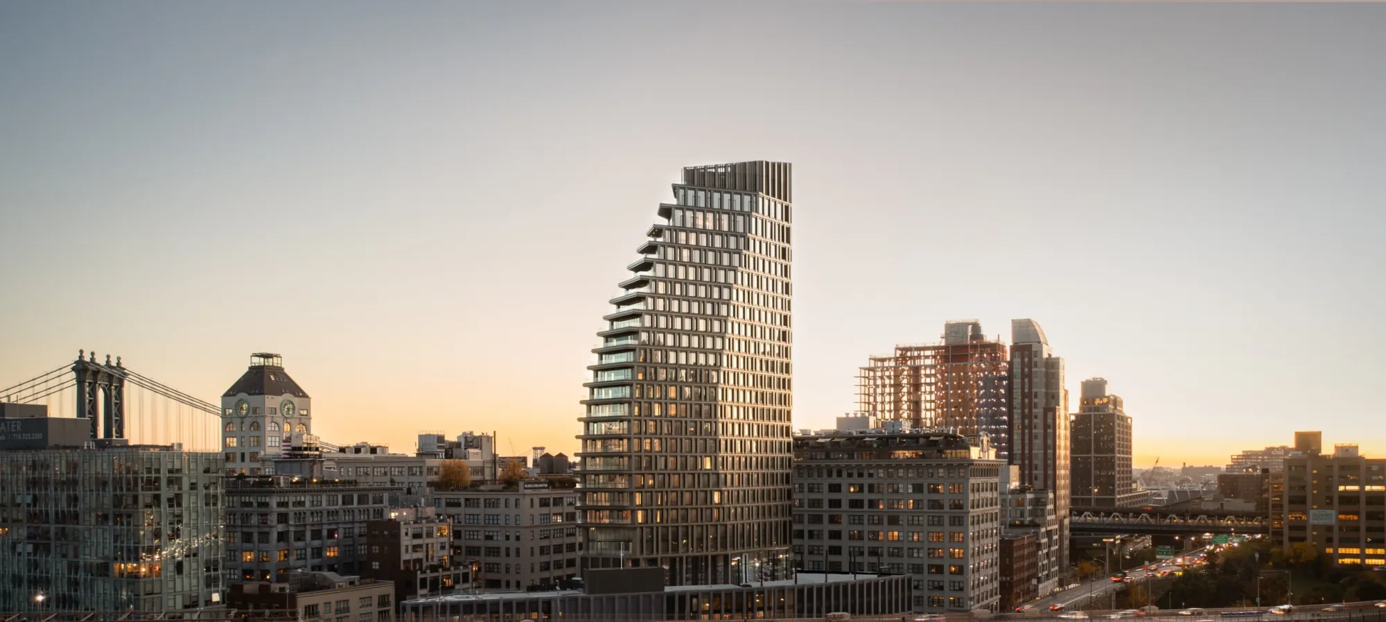 Olympia DUMBO — Hill West Architects' sail-shaped tower on the Brooklyn waterfront